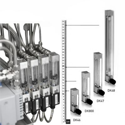 Krohne DK46 DK47 DK48 DK800 Medidor de vazão de área variável Rotador de tubos metálicos Medidor de vazão industrial