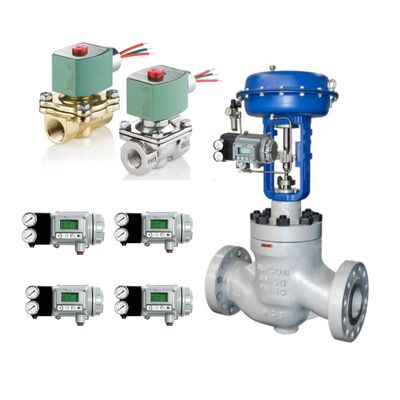 ASCO Solenoid Spool Valves and Masoneilan SVI3 Intelligent Digital Valve Controller Valve Positioner