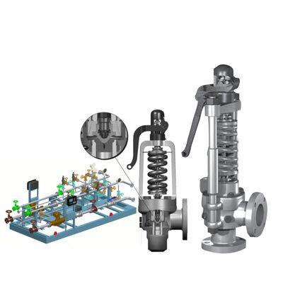 Válvula de Segurança Maxiflow com Mola para Alta Temperatura de Vapor com Norma API 526