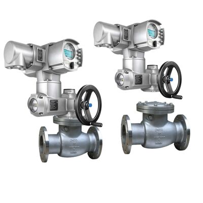 Corpo da válvula do portal do globo chinês AUMA SA Atuadores de válvula de controle elétrico de várias voltas com unidade de controle de atuadores AC