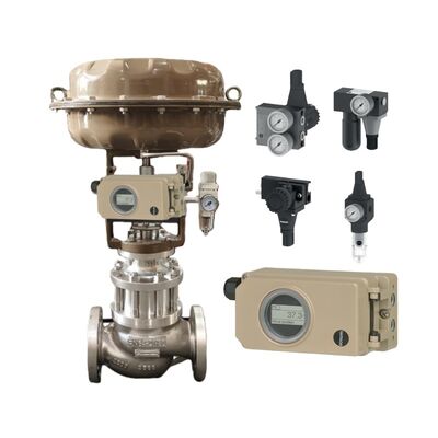 Posicionador de válvulas de óleo e gás Válvula de controlo Samson 3730 Tipo 3730-3 3730-5 Posicionador de válvulas electropneumático 4-20MA