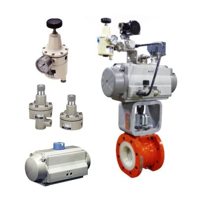 KOSO 301R Acid Resistant Ball Valves with 6300RB Pneumatic Cylinder Actuators Power Petro Control