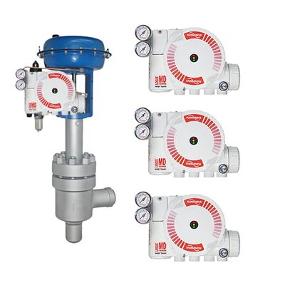 Flowserve Logix 3400MD 3410MD-28-D6-M-04-50-0G-00 Controlador de posicionamento de válvula digital inteligente