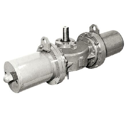 Válvulas KOSO 710C Concentric PARA SEAL com Atuador Pneumático Cilindro 6400RA para Indústria de Petróleo e Gás