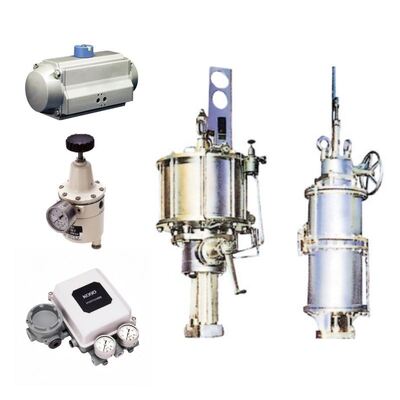 Atuadores Pneumáticos Lineares KOSO 6100 6200 6300 de Ação Simples e Dupla para a Indústria Petroquímica