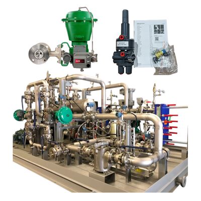 Fisher 377 Reforçador de sinal pneumático e DVC6200 posicionador digital de válvulas para uso industrial