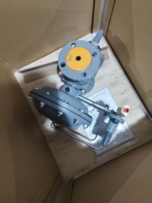 Fisher Regulator 1190 Válvula de proteção de gás de baixa pressão Válvula redutora de pressão operada por piloto para montagem em skid
