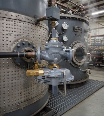 EMERSON Fisher Tipo 1098-EGR e 1098H-EGR válvula de redução de pressão de gás pilotada com estoque para caldeira de alto desempenho