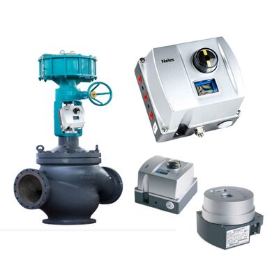 Válvula de Controle de Três Vias de Grande Diâmetro Chongqing Chuanyi com Posicionador Inteligente de Válvula Série Valmet Neles ND9000