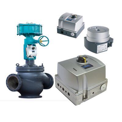 Válvula de Controle de Três Vias de Grande Diâmetro Chongqing Chuanyi com Posicionador Inteligente de Válvula Série Valmet Neles ND9000
