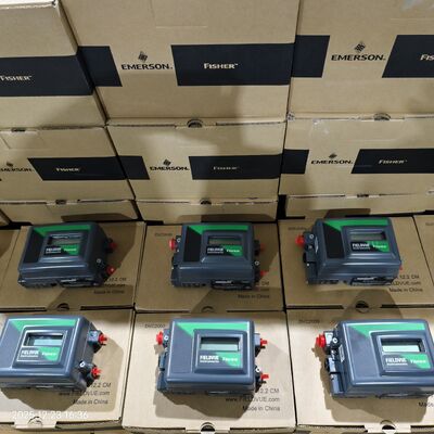 Novo, Original e em estoque: Válvulas de esfera à prova de explosão Norgren 6215/6215l de passagem reta 3/2 e 5/2, acopladas a posicionadores digitais Fisher DVC2000. Estes são produtos OEM com garantia de 1 ano