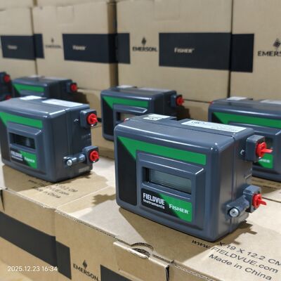 Posicionador Inteligente de Válvula Emerson Fisher HC DVC2000 (Comunicação HART, 4-20mA) — Controlador de Válvula de Controle, acoplado à Válvula Solenoide NORGREN 24011/10250