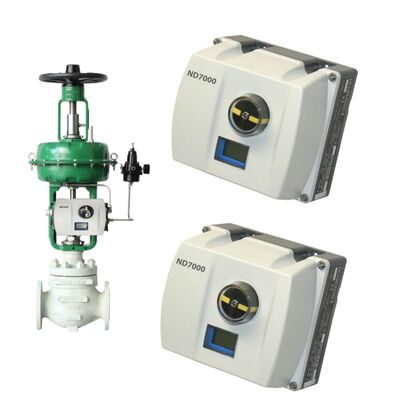 Lanlin válvula de controlo pneumática de assento único com Valmet Me-tso Neles ND7000 Série Smart Valve Positioner