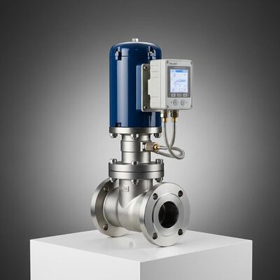 Lanlin válvula de controlo pneumática de assento único com Valmet Me-tso Neles ND7000 Série Smart Valve Positioner