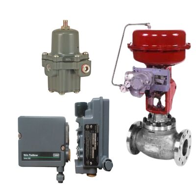 Posicionador de Válvula Fisher 3660/3661 com Regulador de Filtro 67CFR para Válvulas de Controle Pneumáticas — Posicionador Eletropneumático, 4-20mA, Aço Inoxidável Faixa de Temperatura de -40°C a 85°C