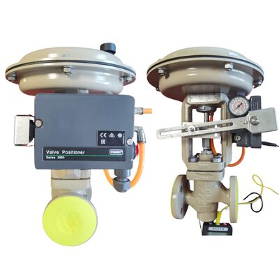 Posicionador de Válvula Fisher 3660/3661 com Regulador de Filtro 67CFR para Válvulas de Controle Pneumáticas — Posicionador Eletropneumático, 4-20mA, Aço Inoxidável Faixa de Temperatura de -40°C a 85°C