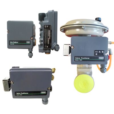 Posicionador de Válvula Fisher 3660/3661 com Regulador de Filtro 67CFR para Válvulas de Controle Pneumáticas — Posicionador Eletropneumático, 4-20mA, Aço Inoxidável Faixa de Temperatura de -40°C a 85°C