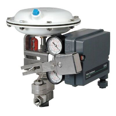 Posicionador de Válvula Fisher 3660/3661 com Regulador de Filtro 67CFR para Válvulas de Controle Pneumáticas — Posicionador Eletropneumático, 4-20mA, Aço Inoxidável Faixa de Temperatura de -40°C a 85°C