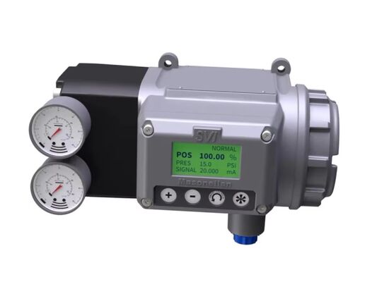Válvula de Controle Revestida com Flúor Chuan Yi HPF Masoneilan SVI Positioner Gás Fluido Volátil Corrosivo