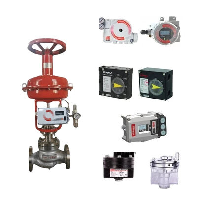 Válvula chinesa de controle de bola com Flowserve Positoner Logix 3800 PMV D3 PMV P5/EP5 F5 520MD 3200MD 420 e YT-325 Booster em estoque