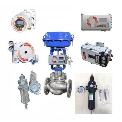 Válvula de esfera de controle chinesa com posicionador de válvula Flowserve Logix 3800 PMV D3 PMV P5/EP5 520MD 3200MD e regulador Fisher 67cfr