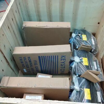 a válvula de borboleta trapezoide FIGURA 990 E 920 RESILIENTES ASSENTADA com a caixa de interruptor limitado do topworx