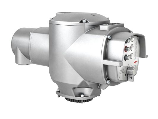 Válvula Borboleta Triplamente Excêntrica CHUANYI VBJG 600001 Com Atuador Elétrico AUMA SA SQ Series para Controle de Fluidos