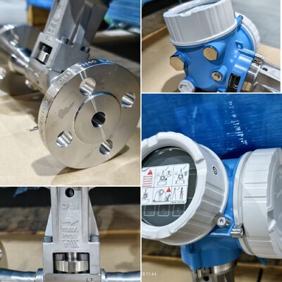 Medidor de fluxo de massa líquida de gás de vapor industrial Endress Hauser Proline Prowirl F 200 E + H Medidor de fluxo de vórtice