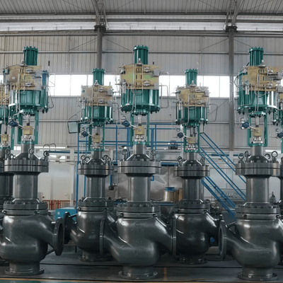 Fluorine Lined Control Valve OEM Corrosion Resistant Straight Through Single Seated Control Valve