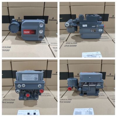Em estoque F-isher DVC6200 FIELDVUE Digital HART Valve Positioner 4-20mA Electro Pneumatic Controller para atuador pneumático
