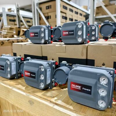 Em estoque F-isher DVC6200 FIELDVUE Digital HART Valve Positioner 4-20mA Electro Pneumatic Controller para atuador pneumático