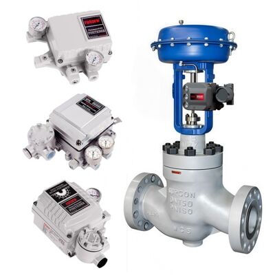 Posicionador de Válvula Rotork YT1000 para Controle de Atuador Pneumático em Petróleo, Gás, Tratamento de Água e Oleodutos Industriais