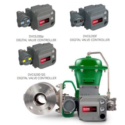 FiSher 2052 Atuador rotativo de mola e diafragma com posicionador DVC6200 para gás petrolífero