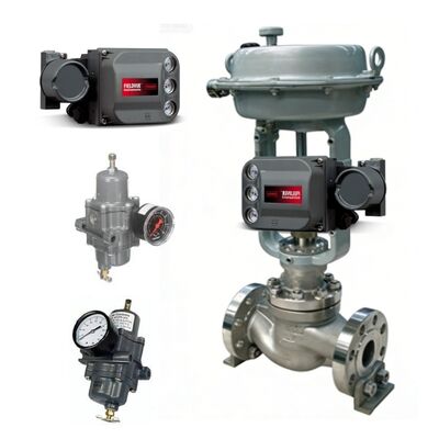 Emerson Fisher DVC6200 Pneumatic Valve Positioner com 67CFR Filter Regulator Featuring HART Communication Protocol IP66 Proteção e Feedback de Posição sem Contato
