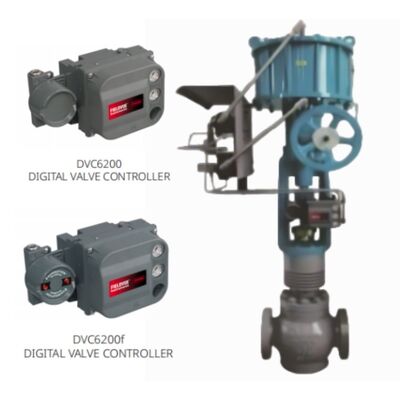 Válvula de Controle Gaiola Balanceada por Pressão Wuzhong ABM APM com Posicionador Fisher DVC6200