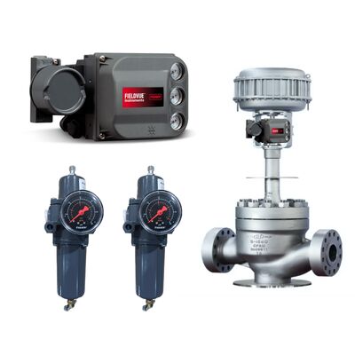 Válvula de Controle Chongqing Chuanyi com Posicionador Digital Inteligente de Válvula Fisher DVC6200 com Regulador de Filtro 67DFR