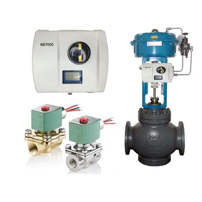 Valva de controlo Wuzhong com Valmet Me-sto Neles ND7000 Smart Control Valve Positioner e Valva Solenoide ASCO