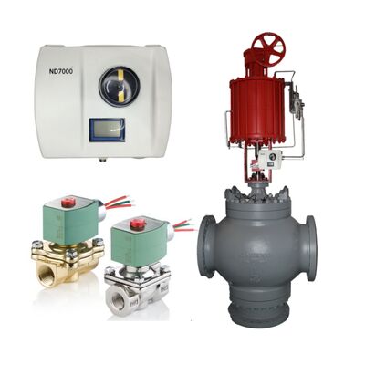 Valva de controlo Wuzhong com Valmet Me-sto Neles ND7000 Smart Control Valve Positioner e Valva Solenoide ASCO