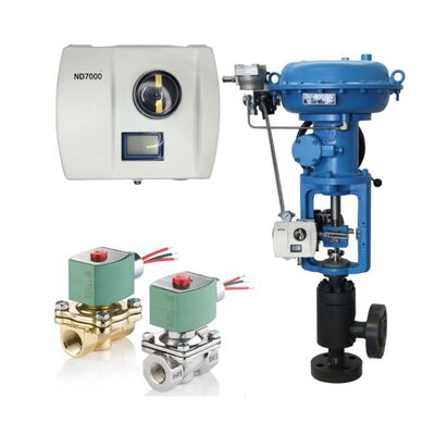 Valva de controlo Wuzhong com Valmet Me-sto Neles ND7000 Smart Control Valve Positioner e Valva Solenoide ASCO