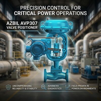 Posicionador de válvulas inteligente da série AVP300 Azbil com comunicação HART 4-20 mA sinal de entrada e capacidade de configuração automática