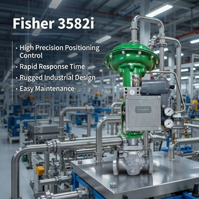 F-isher 3582i Mecânico Electro Pneumatic Valve Positioner OEM válvulas de controlo de acção única