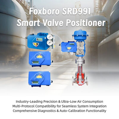 Novo OEM Pneumatic Exia Display intrinsecamente seguro Foxboro SRD991 Valve Positioner de controle de válvula inteligente