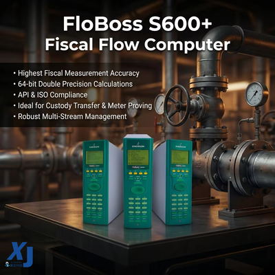 FloBoss S600+ Calculadora de fluxo Industrial Computador de fluxo Custódia Transferência de gás Controlador de fluxo de processo líquido