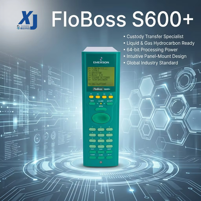 FloBoss S600+ Calculadora de fluxo Industrial Computador de fluxo Custódia Transferência de gás Controlador de fluxo de processo líquido