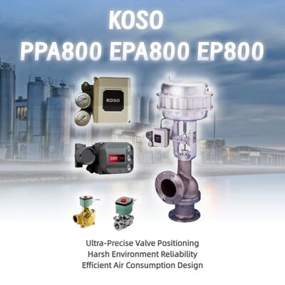 Venda Quente Original OEM KOSO Alta Precisão Electro Pneumático Smart Valve Positioner PPA800 EPA800 EP800