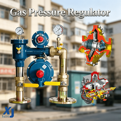 Chunhui Controls Controle de pressão de gás natural Regulador de pressão de gás de distribuição industrial