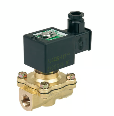 ASCO 210 Série 2 Direção de Brass Solenoide Valve Pilot Operado Normalmente Fechado Controle de Fluido de Água Ar Gás