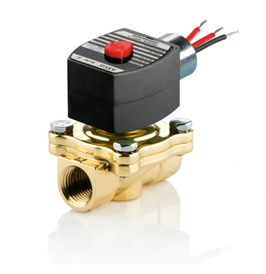 ASCO 210 Série 2 Direção de Brass Solenoide Valve Pilot Operado Normalmente Fechado Controle de Fluido de Água Ar Gás