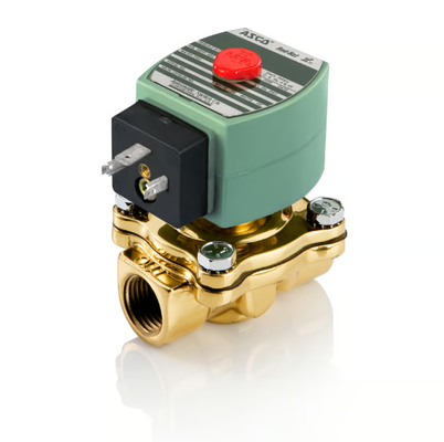 ASCO 210 Série 2 Direção de Brass Solenoide Valve Pilot Operado Normalmente Fechado Controle de Fluido de Água Ar Gás