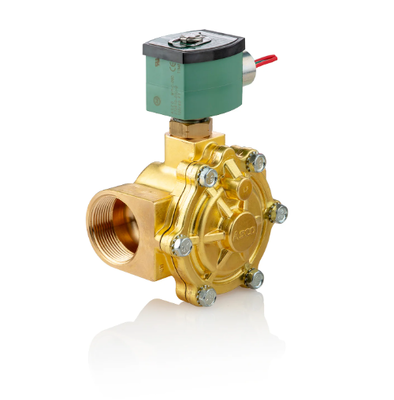 ASCO 210 Série 2 Direção de Brass Solenoide Valve Pilot Operado Normalmente Fechado Controle de Fluido de Água Ar Gás
